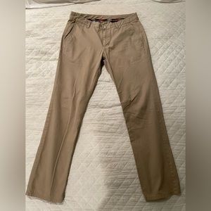 Bonobos Men’s Slim Straight Khaki Washed Chinos - 33x32